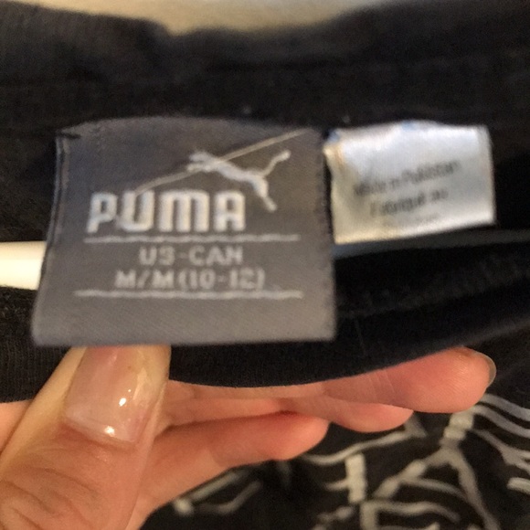 Black kids puma shirt - Picture 4 of 5